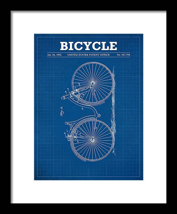 Bicycle Blueprint Patent Us467794a