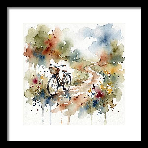 Bicycle By The Pathway