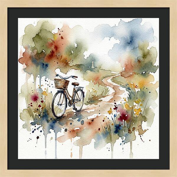Bicycle By The Pathway