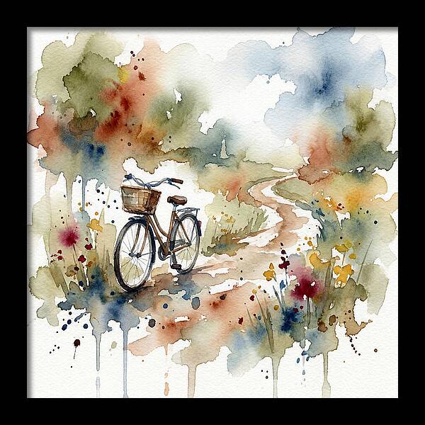 Bicycle By The Pathway