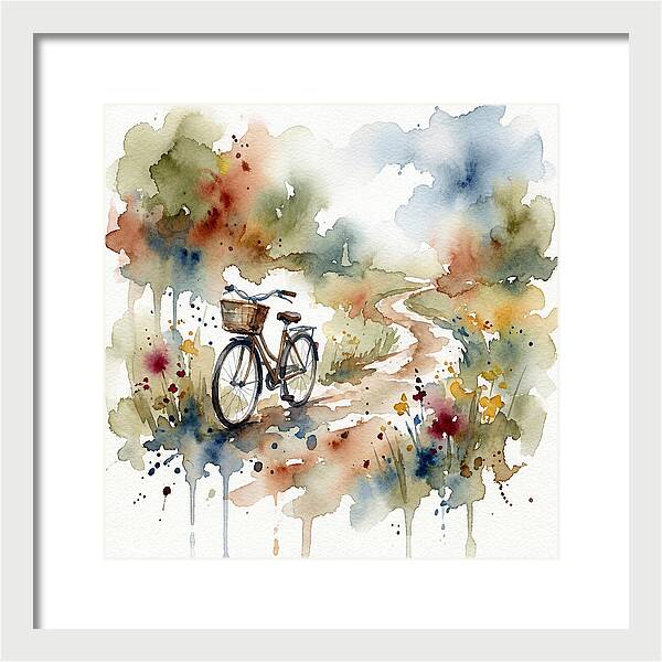 Bicycle By The Pathway
