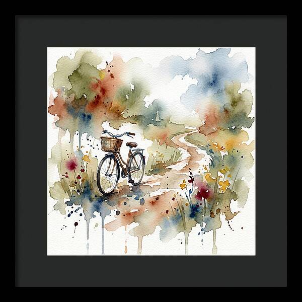 Bicycle By The Pathway