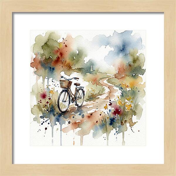 Bicycle By The Pathway