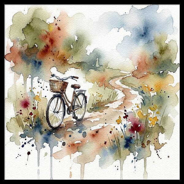 Bicycle By The Pathway
