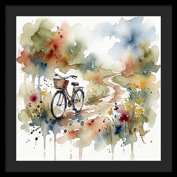 Bicycle By The Pathway