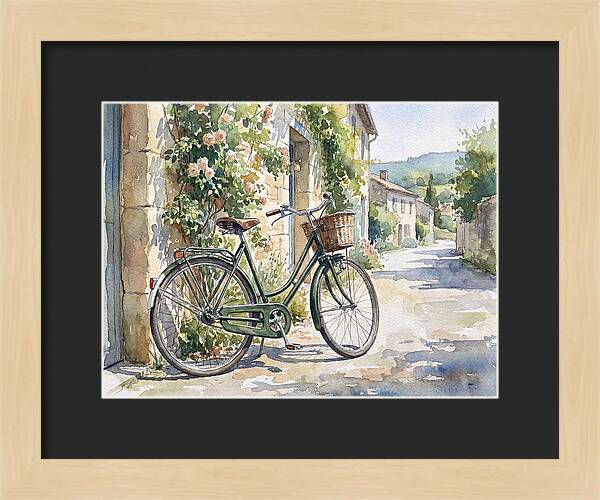 Bicycle By The Rustic Path