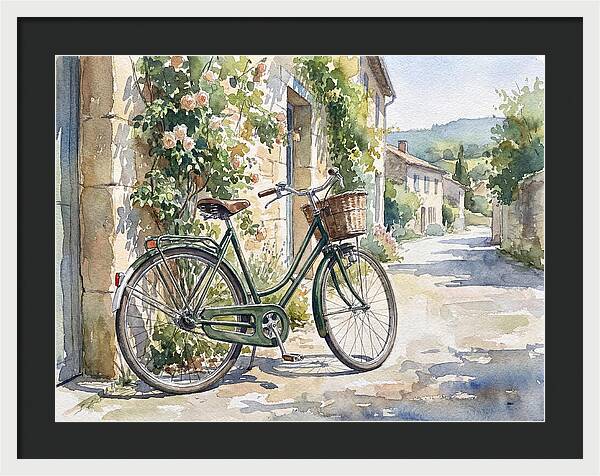 Bicycle By The Rustic Path
