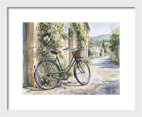 Bicycle By The Rustic Path