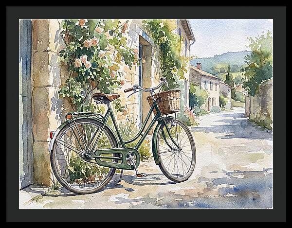 Bicycle By The Rustic Path