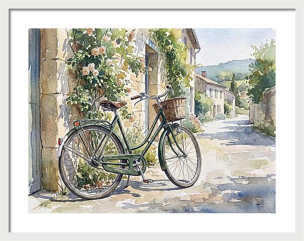 Bicycle By The Rustic Path