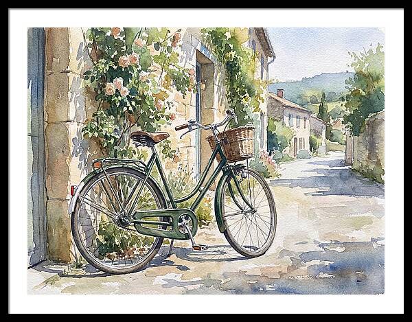 Bicycle By The Rustic Path
