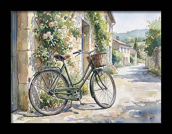 Bicycle By The Rustic Path