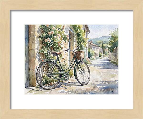 Bicycle By The Rustic Path