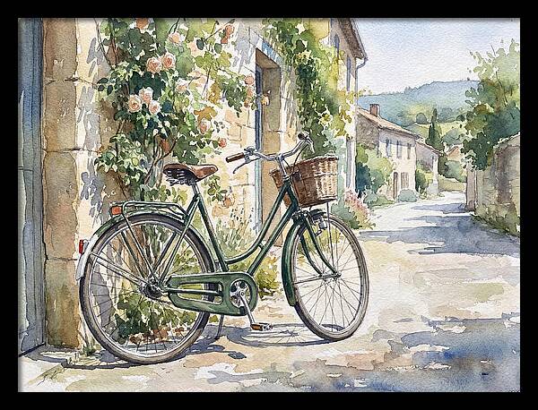 Bicycle By The Rustic Path