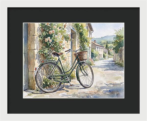 Bicycle By The Rustic Path