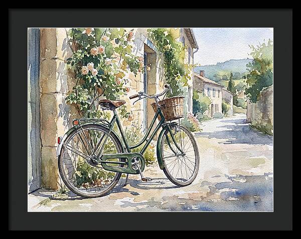 Bicycle By The Rustic Path