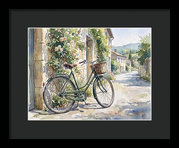 Bicycle By The Rustic Path