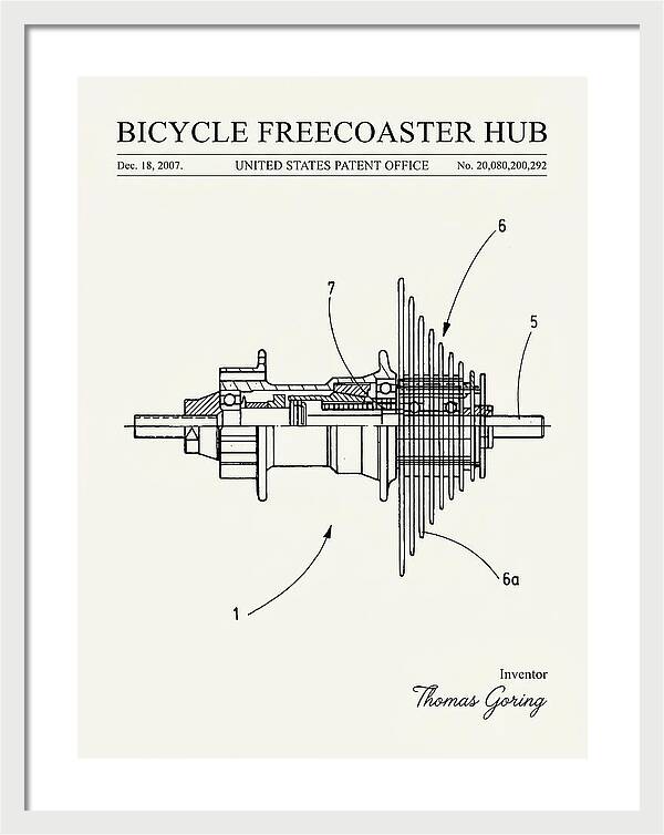 Bicycle Freecoaster Hub Minimalist Patent Us20080200292a1