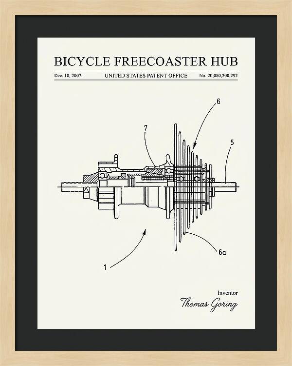 Bicycle Freecoaster Hub Minimalist Patent Us20080200292a1