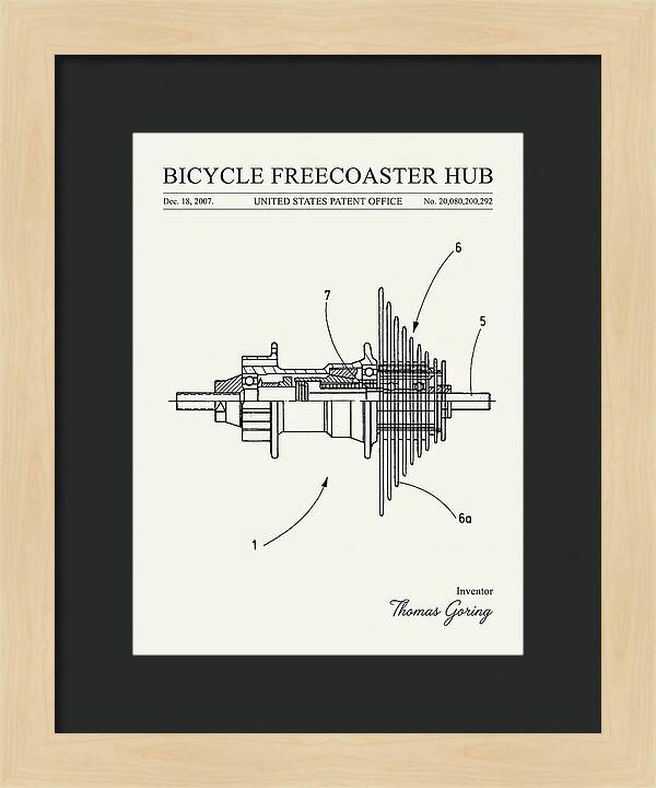 Bicycle Freecoaster Hub Minimalist Patent Us20080200292a1