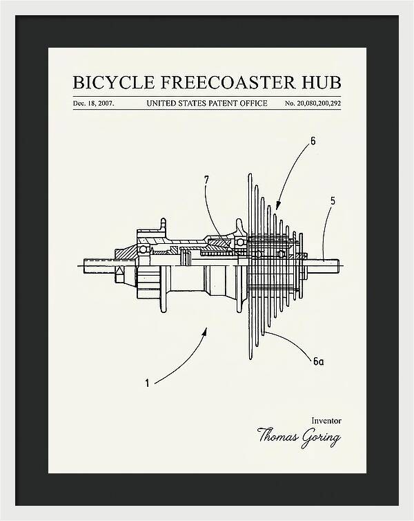 Bicycle Freecoaster Hub Minimalist Patent Us20080200292a1
