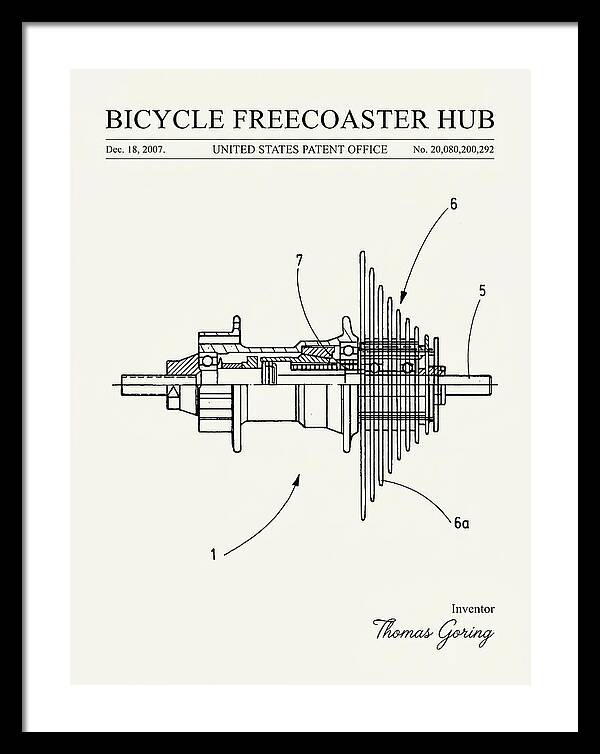 Bicycle Freecoaster Hub Minimalist Patent Us20080200292a1