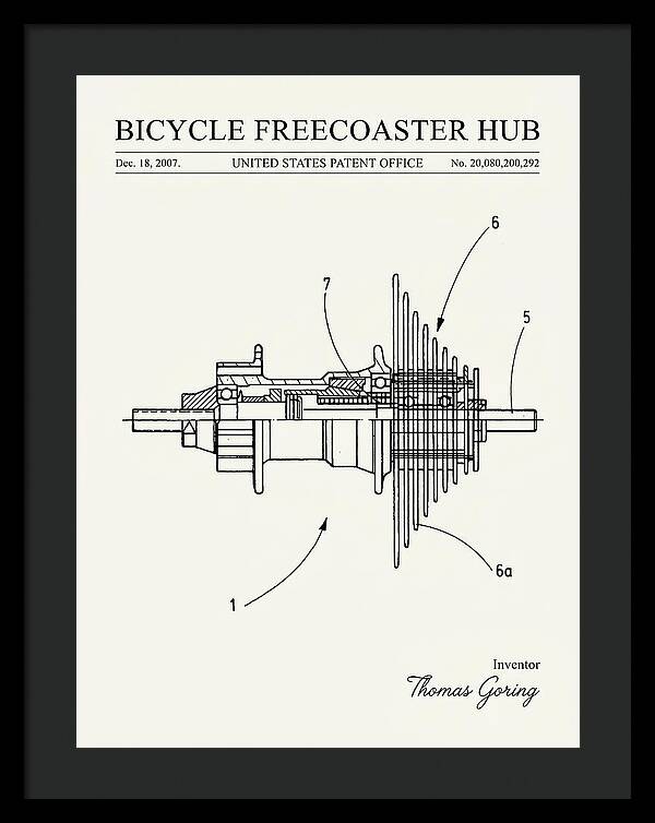 Bicycle Freecoaster Hub Minimalist Patent Us20080200292a1