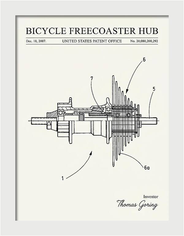 Bicycle Freecoaster Hub Minimalist Patent Us20080200292a1