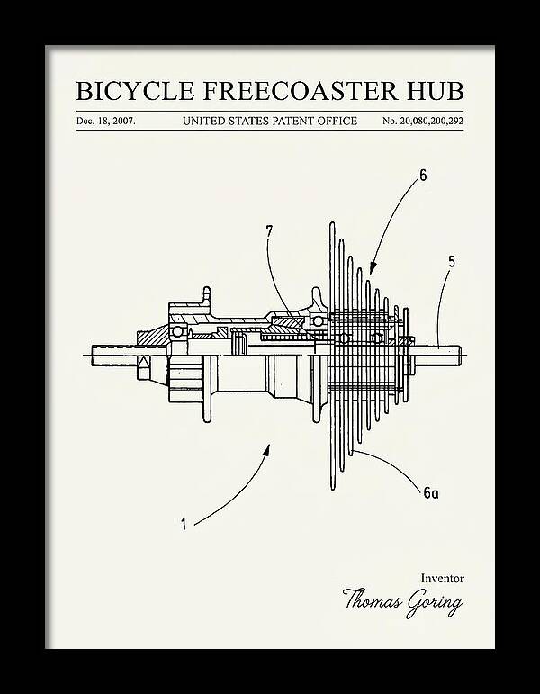 Bicycle Freecoaster Hub Minimalist Patent Us20080200292a1