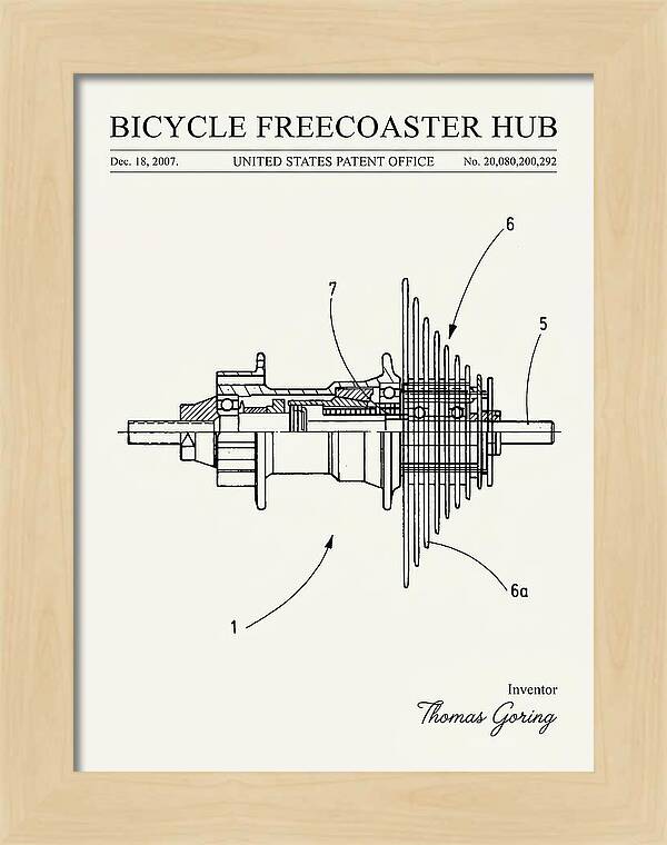 Bicycle Freecoaster Hub Minimalist Patent Us20080200292a1