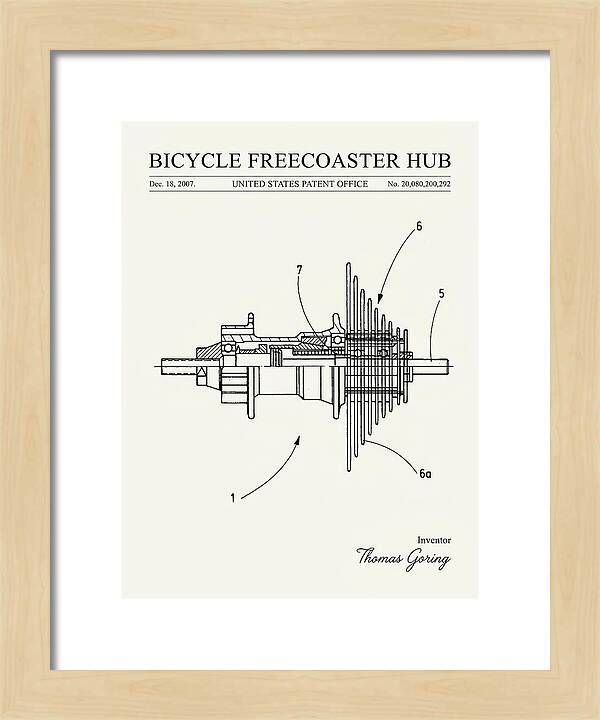 Bicycle Freecoaster Hub Minimalist Patent Us20080200292a1