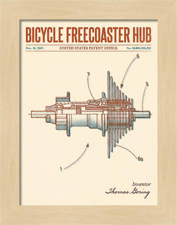 Bicycle Freecoaster Hub Retro Patent Us20080200292a1