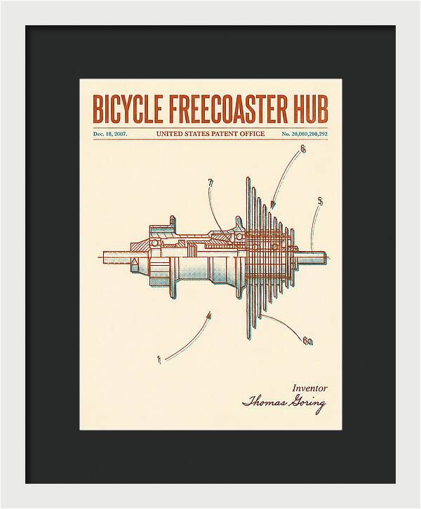 Bicycle Freecoaster Hub Retro Patent Us20080200292a1