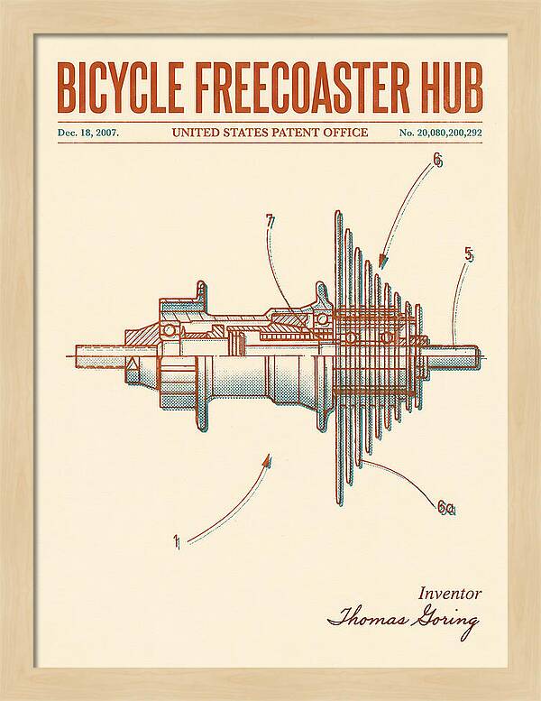 Bicycle Freecoaster Hub Retro Patent Us20080200292a1