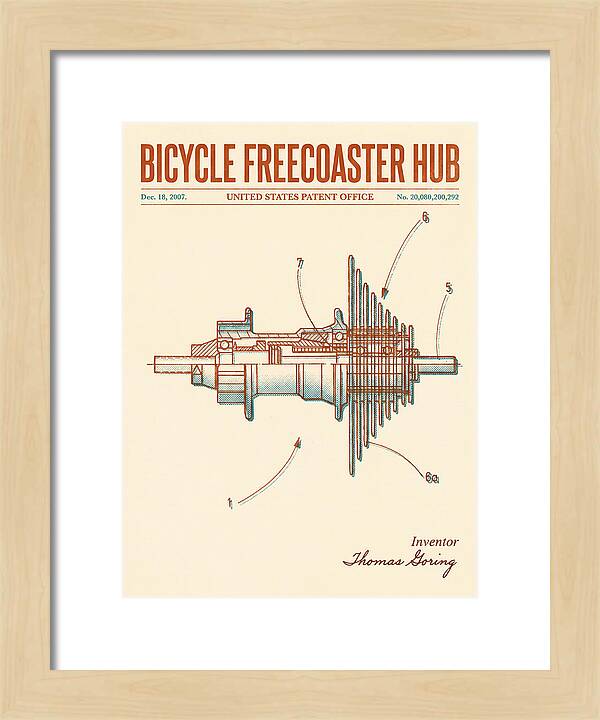 Bicycle Freecoaster Hub Retro Patent Us20080200292a1