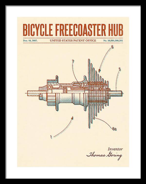 Bicycle Freecoaster Hub Retro Patent Us20080200292a1