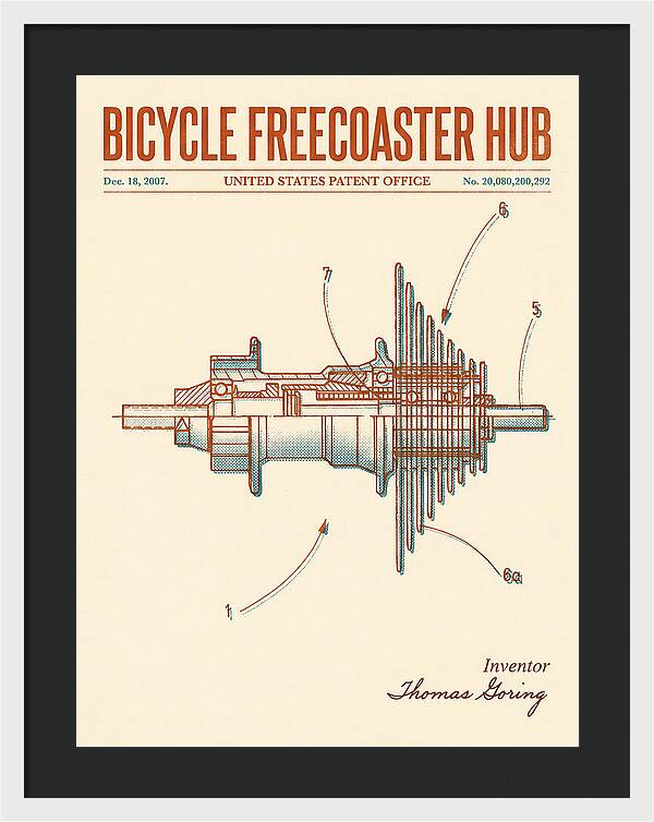 Bicycle Freecoaster Hub Retro Patent Us20080200292a1