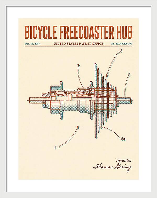 Bicycle Freecoaster Hub Retro Patent Us20080200292a1