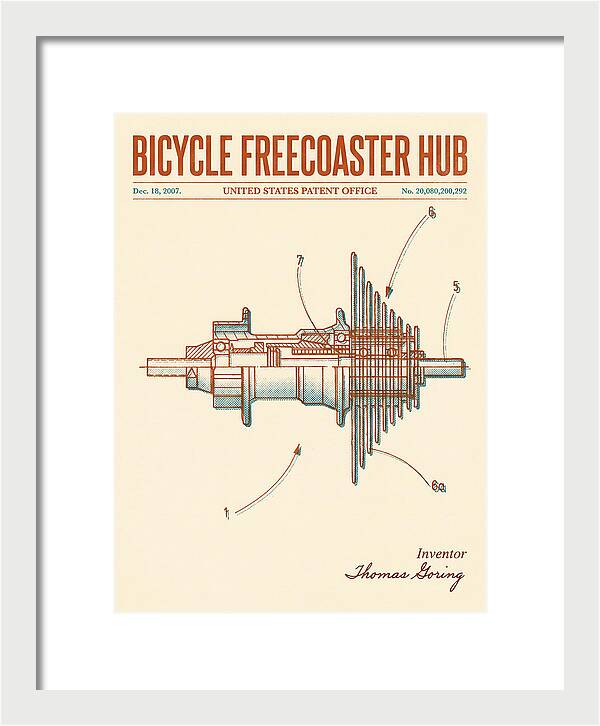 Bicycle Freecoaster Hub Retro Patent Us20080200292a1