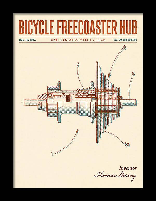 Bicycle Freecoaster Hub Retro Patent Us20080200292a1