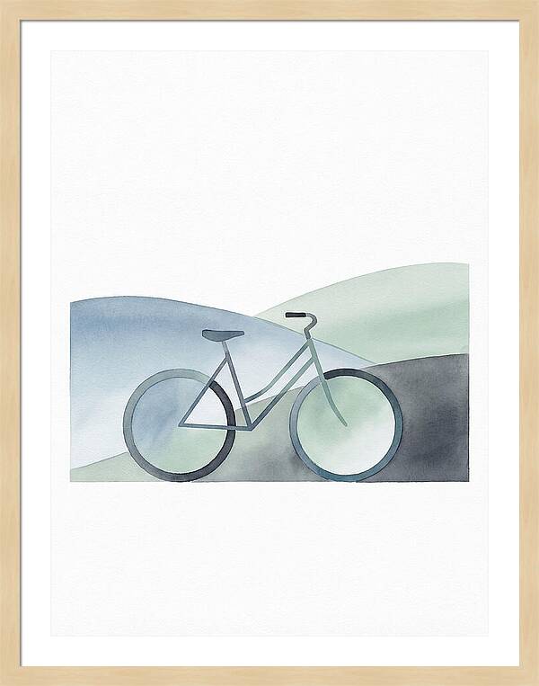 Bicycle In A Serene Landscape