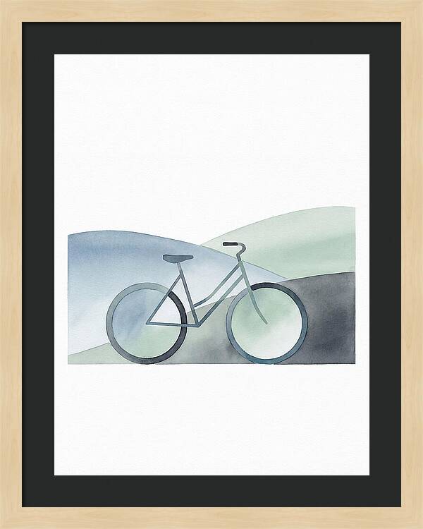 Bicycle In A Serene Landscape