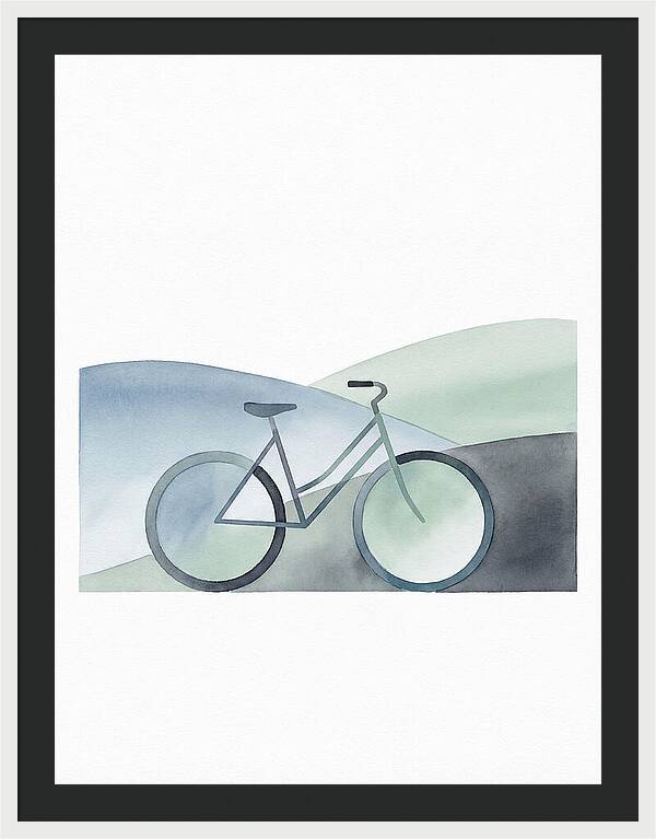 Bicycle In A Serene Landscape