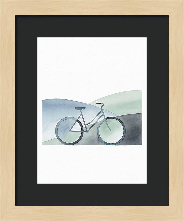 Bicycle In A Serene Landscape
