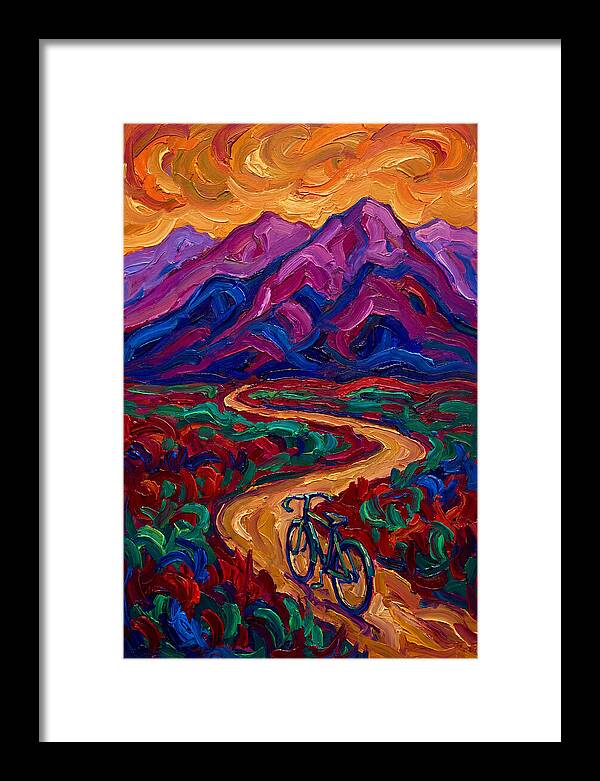 Bicycle Journey Through Vibrant Mountains