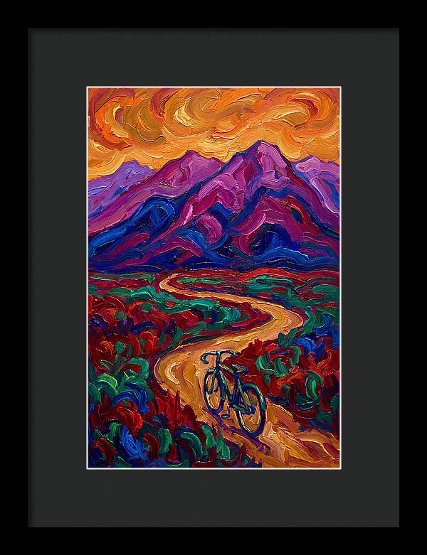 Bicycle Journey Through Vibrant Mountains