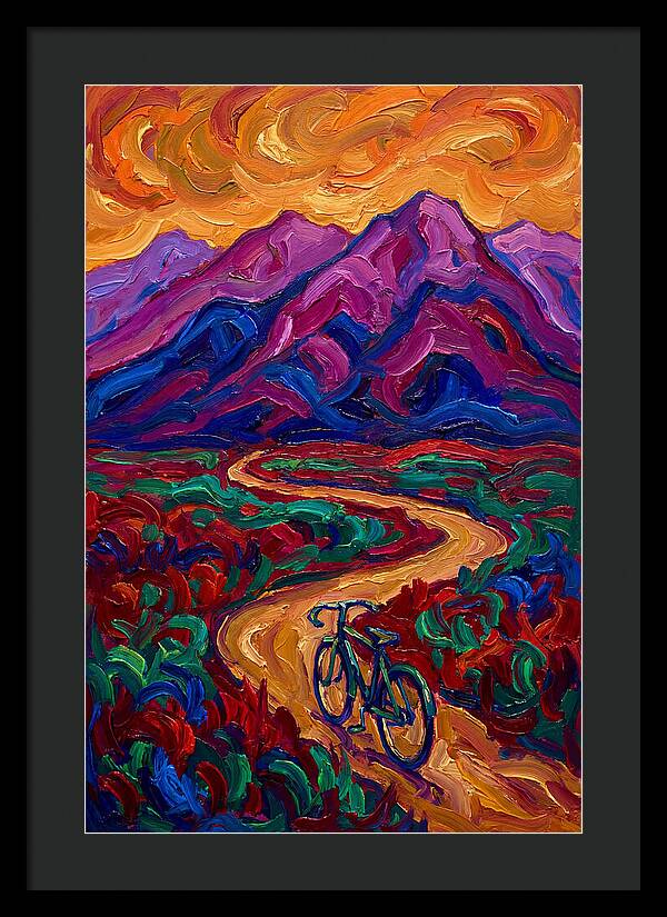 Bicycle Journey Through Vibrant Mountains