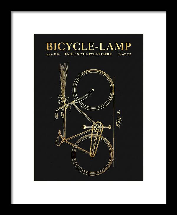 Bicycle Lamp Gold Patent Us626627a