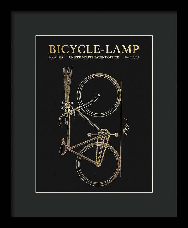 Bicycle Lamp Gold Patent Us626627a