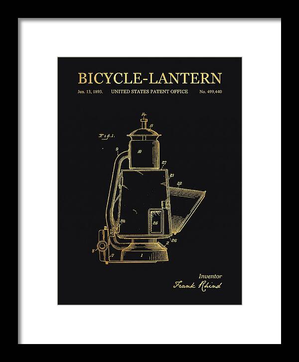 Bicycle Lantern Gold Patent Us499440a